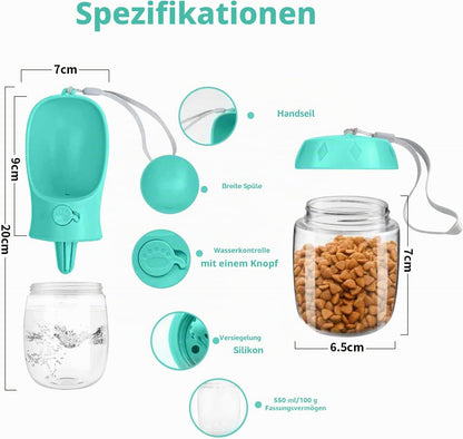 2-in-1 Dog Water Bottle