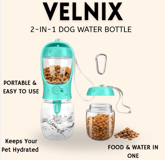 2-in-1 Dog Water Bottle
