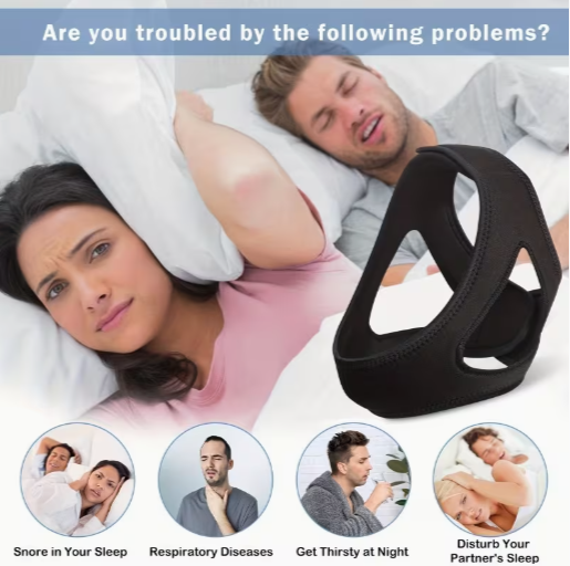 Adjustable Anti-Snoring Chin Strap
